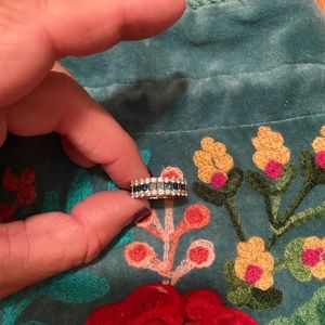 Stunning Blue and White diamond ring!!!